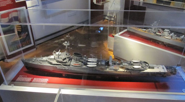 Leichte Kreuzer Tromp und De Ruyter im Marinemuseum Den Helder