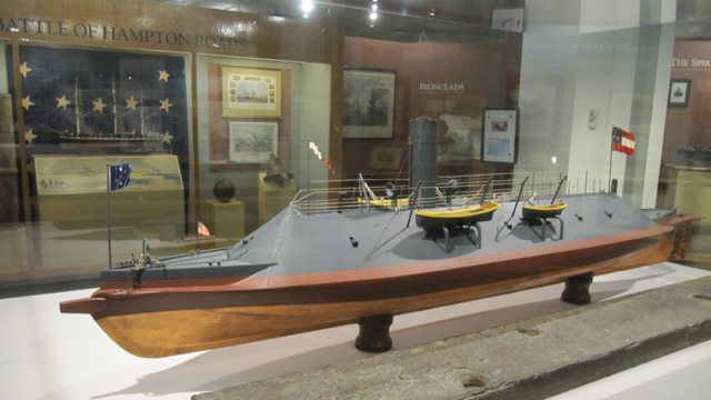 CSS Virginia im Hampton Roads Naval Museum