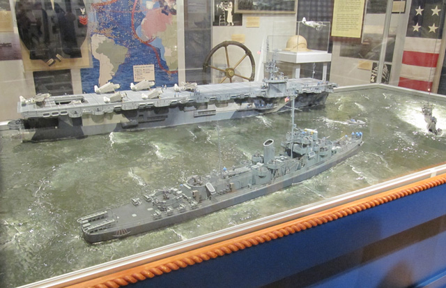 USS Pillsbury, USS Guadalcanal und U 505 im Hampton Roads Naval Museum