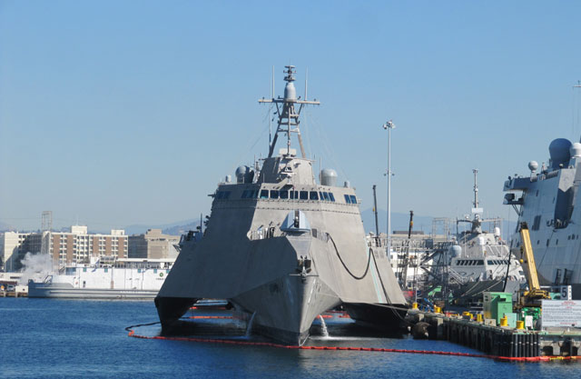 Fregatte USS Jackson in San Diego
