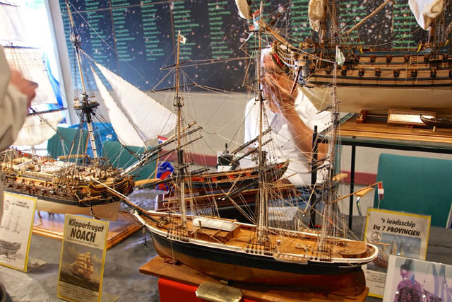 Schiffsmodellbauausstellung in der Bataviawerft in Lelystad