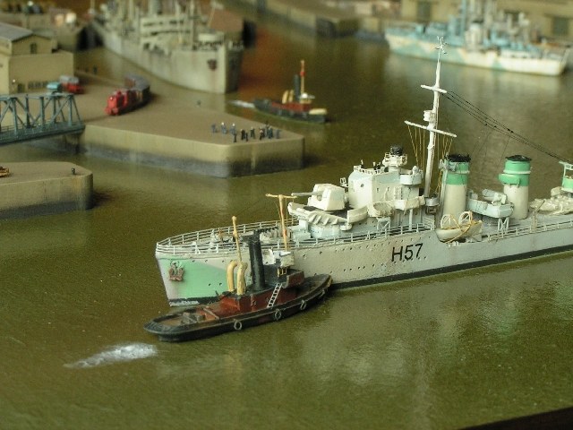 Liverpool Langton und Brocklebanks Dock Diorama