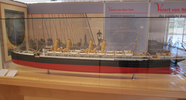 Passagierschiff Kaiser Wilhelm der Große im Historischen Museum in Bremerhaven