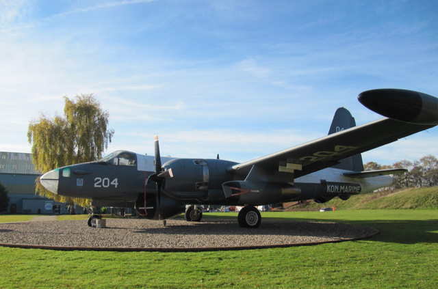 Niederländische Lockheed SP-2H Neptune in RAF Cosford