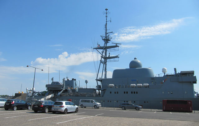 Spionageschiff Oker in Kopenhagen