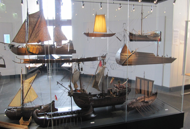 Modelle im Schifffahrtsmuseum