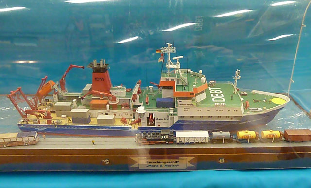 Forschungsschiff Maria S. Merian auf der Modellbauausstellung der Modellbaugruppe Vellmar