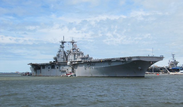 Landungsträger USS Wasp in Norfolk