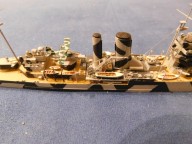 Schwerer Kreuzer HMS York Mitteldeck vor Fertigstellung der Bemalung