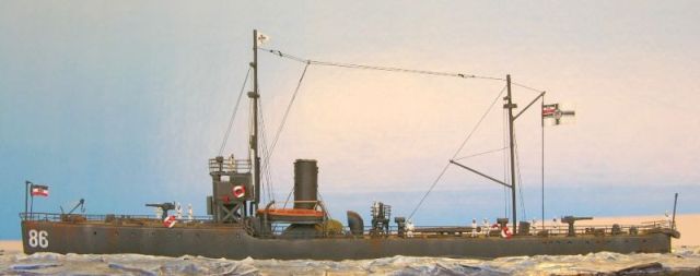 Torpedoboot A 86 im Maßstab 1/350