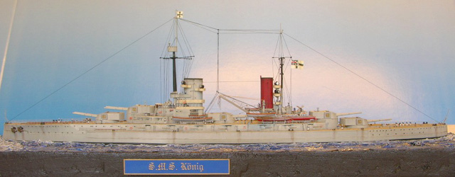 Schlachtschiff SMS König (1/350)