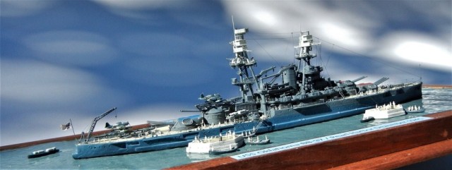 Schlachtschiff USS Oklahoma (1/700)