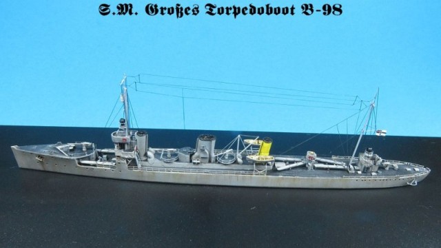 Deutscher Zerstörer B 98 (1/700)