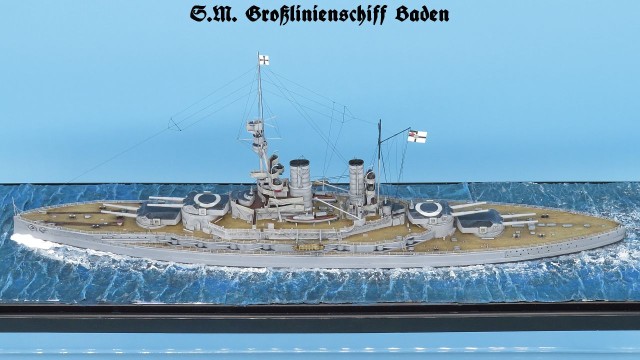 Schlachtschiff SMS Baden (1/700)