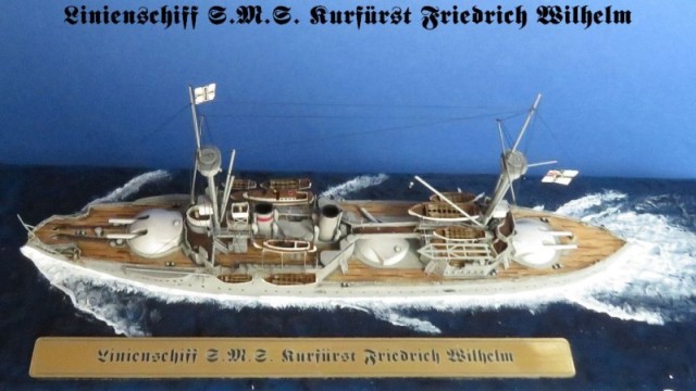 Schlachtschiff SMS Kurfürst Friedrich Wilhelm (1/700)