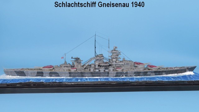 Schlachtschiff Gneisenau (1/700)