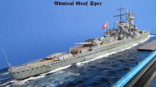 Schwerer Kreuzer (Panzerschiff) Admiral Graf Spee (1/700)