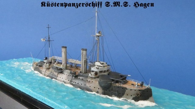 Küstenpanzerschiff SMS Hagen (1/700)