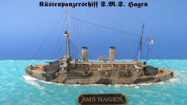 Küstenpanzerschiff SMS Hagen (1/700)