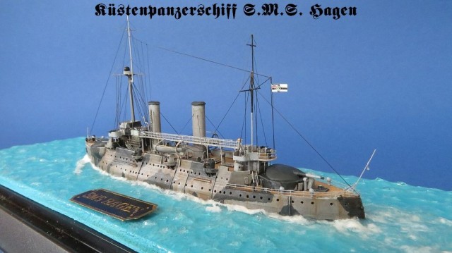 Küstenpanzerschiff SMS Hagen (1/700)