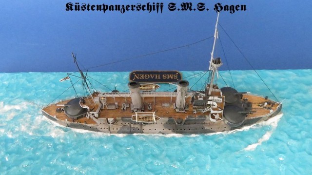 Küstenpanzerschiff SMS Hagen (1/700)