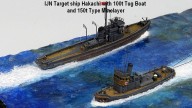 150-t-Minenleger und 100-t-Hafenschlepper (1/700)