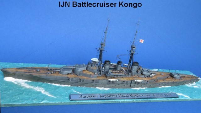 Japanischer Schlachtkreuzer Kongo (1/700)