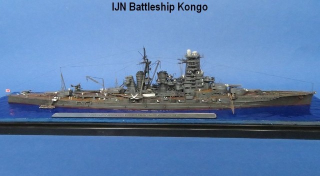 Japanisches Schlachtschiff Kongo (1/700)