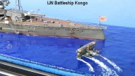 Japanisches Schlachtschiff Kongo (1/700)