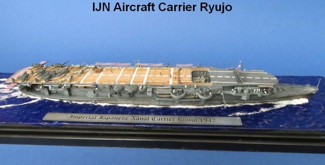 Japanischer Flugzeugträger Ryujo (1/700)