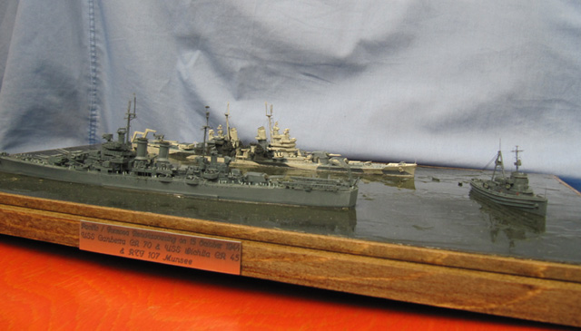 Schwere Kreuzer USS Wichita und Canberra, Bergungsschlepper USS Munsee (1/700)