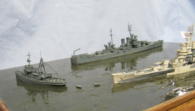 Schwere Kreuzer USS Wichita und Canberra, Bergungsschlepper USS Munsee (1/700)