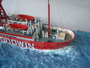 Trinity House South Goodwin Lightship 1/110 von Doug Hallet