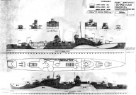Zerstörer USS Frank Knox Measure 33/28d