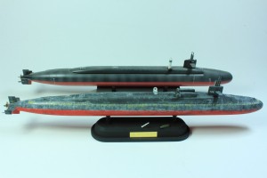 USS Ohio mit Marschlugkörpern und mit ballistischen Raketen (1/700)