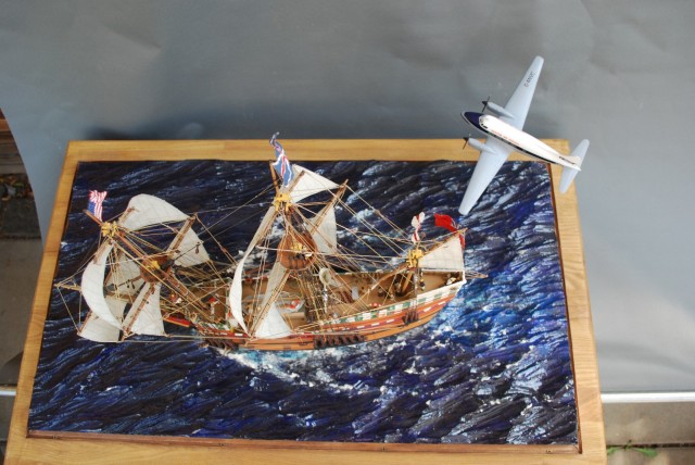 Galeone Mayflower II und D.H. 104 Dove (1/72l)