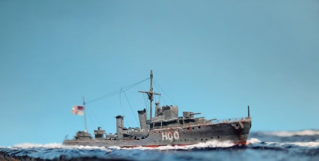 Zerstörer HMCS Restigouche (1/1200)