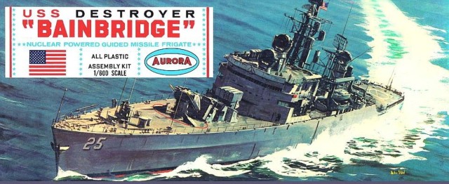 Nuklear-Fregatte USS Bainbridge (1/600)