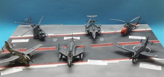 Flugzeugtypen der HMS Ark Royal (1/72)