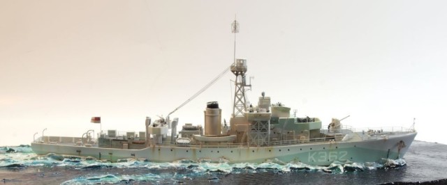 Korvette HMS Portchester Castle (1/350)