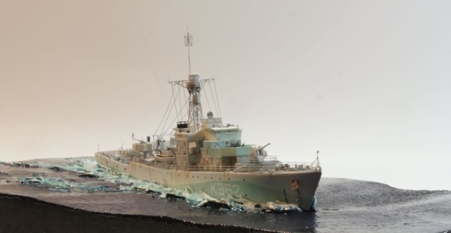 Korvette HMS Portchester Castle (1/350)