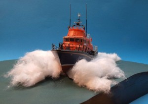 Seenotrettungsboot Severn Wasserbasis im Bau