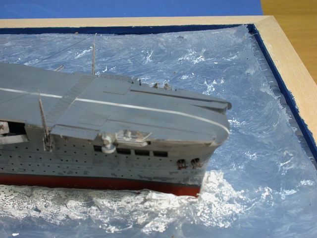 Schrumpfung der alten Basis der HMS Ark Royal
