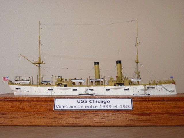 Geschützter Kreuzer USS Chicago (1/700)