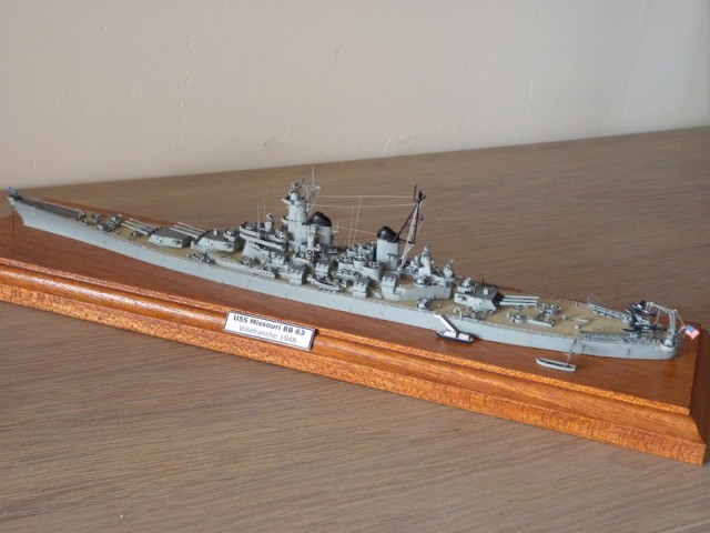 Schlachtschiff USS Missouri (1/700)