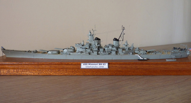 Schlachtschiff USS Missouri (1/700)