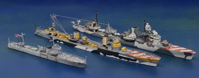 Torpedoboot der Trad-Klasse, Zerstörern der Navigatori -und Soldati-Klasse  (1/700)