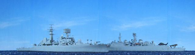 HMS Bristol und HMS Glamorgan