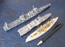 Panzerkreuzer USS Brooklyn, Fregatte USS Freedom und Leichter Kreuzer USS Nashville (1/700)