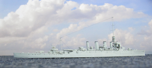 Britischer Leichter Kreuzer HMS Chester (1/700)